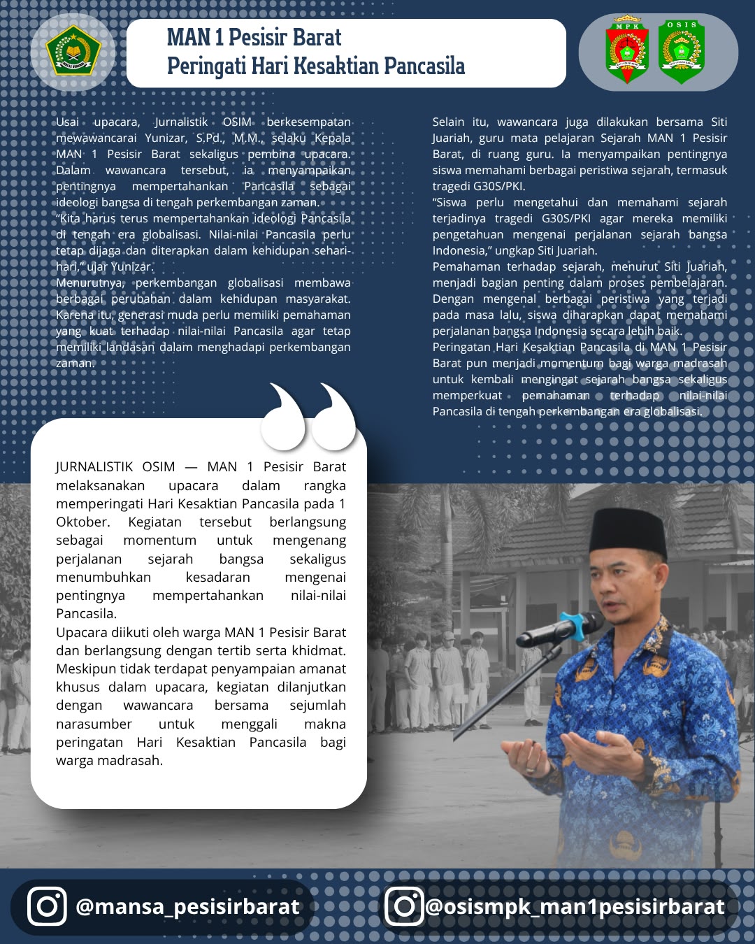 MEMPERINGATI HARI KESAKTIAN PANCASILA 2026