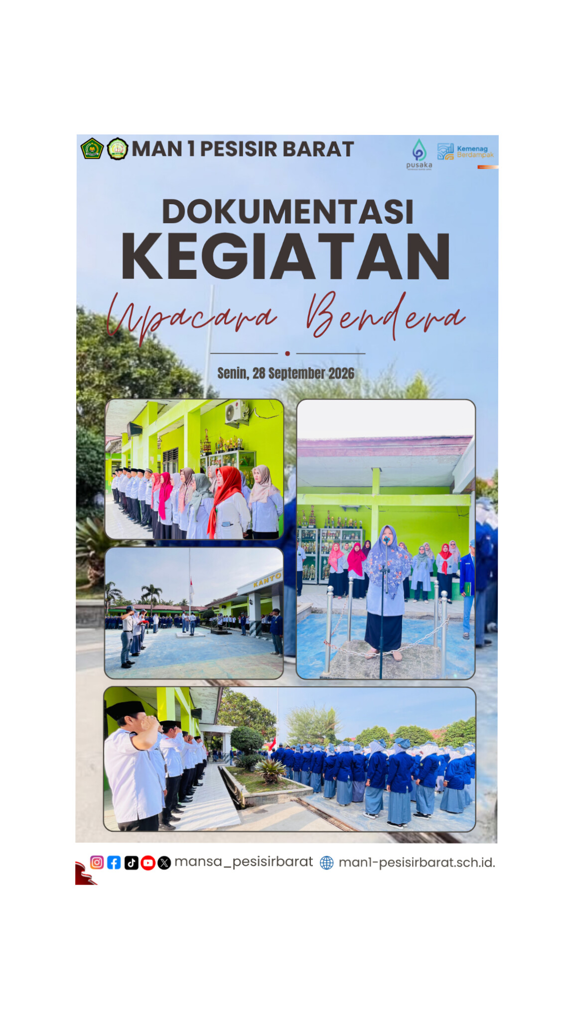 UPACARA HARI SENIN, 28 SEPTEMBER 2026