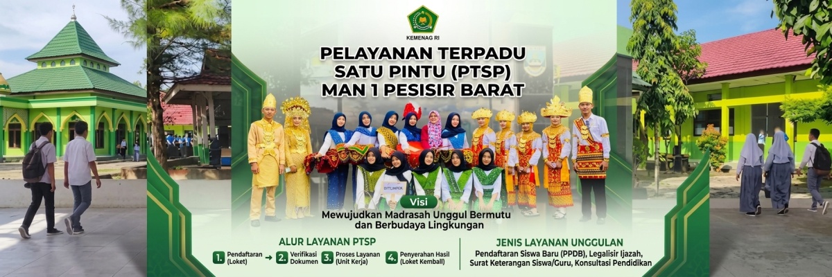 Pelayanan Terpadu Satu Pintu (PTSP) MAN 1 Pesisir Barat